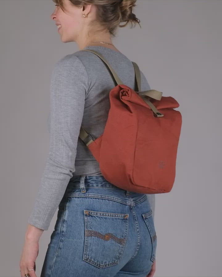 Organic Canvas Rolltop Backpack - 23L - Made in the UK – BearMade
